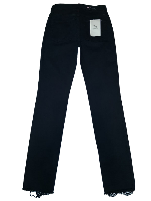 BLACK UNCUFF Jeans SlimFIT